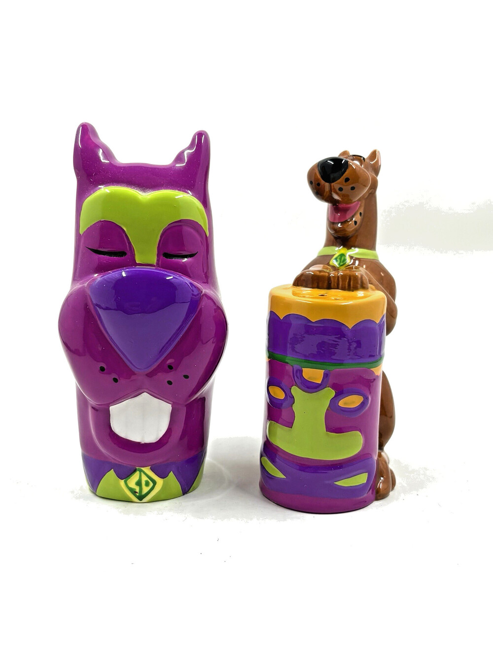 Scooby-doo Hanna-Barbera Salt And Pepper Shaker Set Ceramic